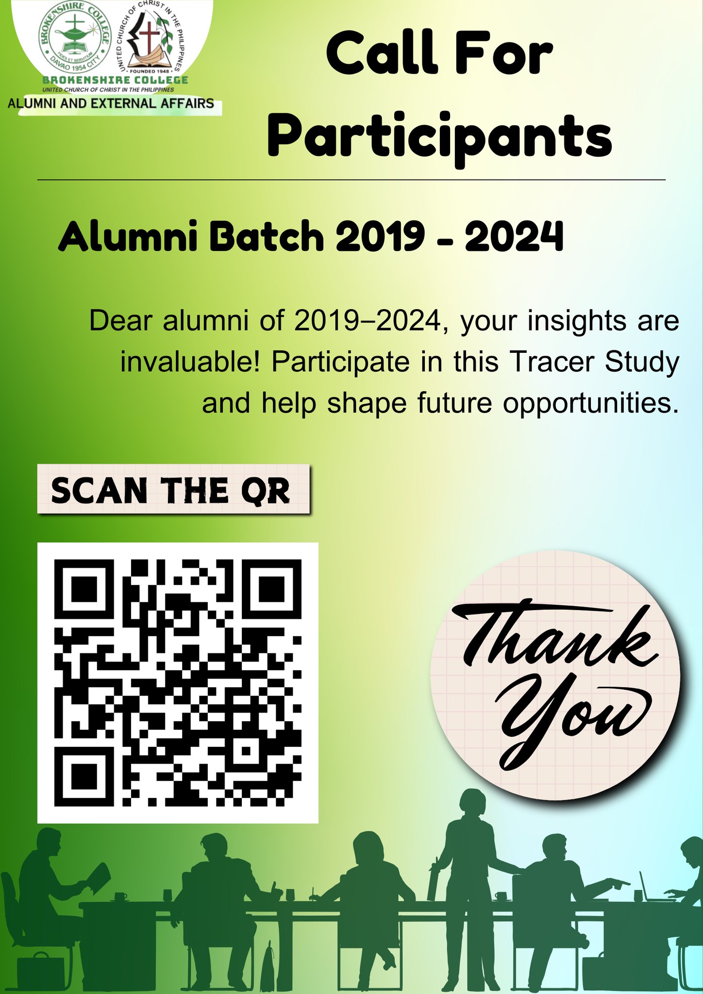 Call For Participants: Tracer Study (Alumni Batch 2019 - 2024)