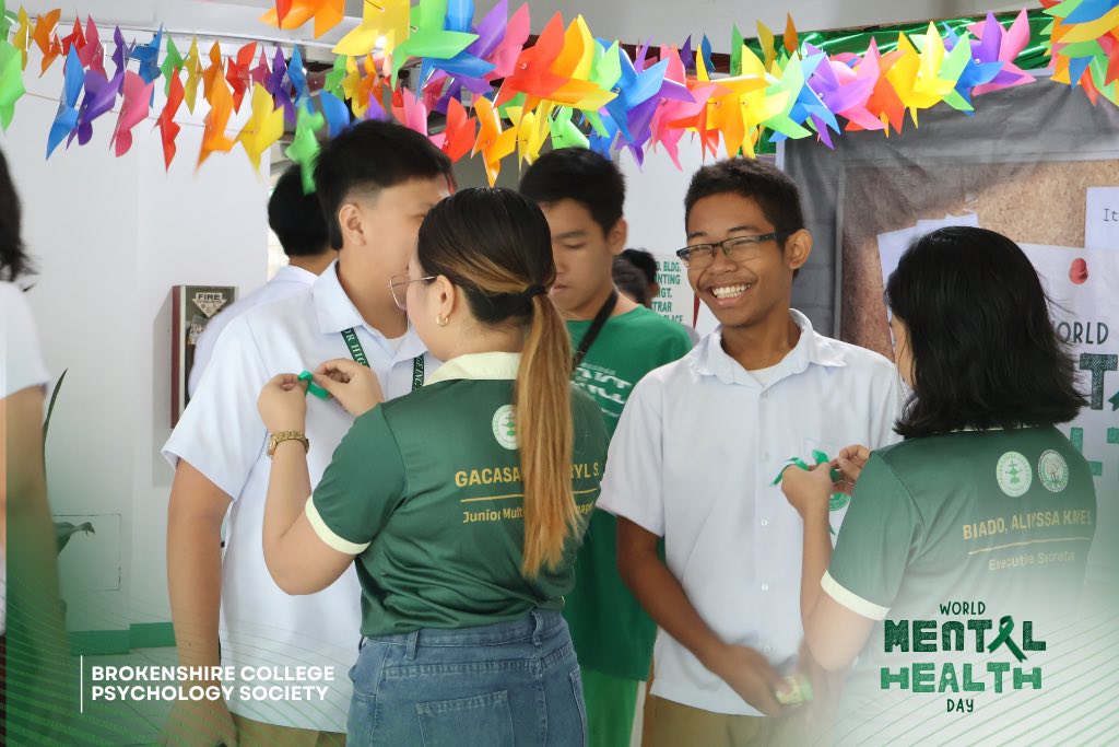 Brokenshire College Psychology Society Leads the “Green Ribbon Movement” in Celebration of World Mental Health Day 2025